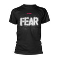 Black - Front - Fear Unisex Adult The Shirt T-Shirt
