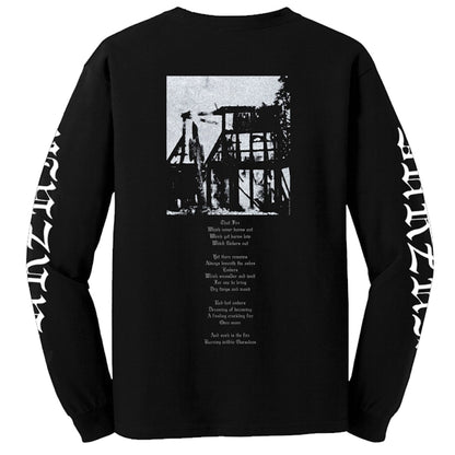 Black - Back - Burzum Unisex Adult Aske Long-Sleeved T-Shirt