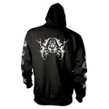 Black - Back - Ulver Unisex Adult Blood Inside Hoodie