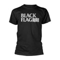 Black - Front - Black Flag Unisex Adult Logo T-Shirt
