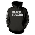 Black - Front - Black Flag Unisex Adult Logo Hoodie