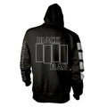 Black - Back - Black Flag Unisex Adult Logo Full Zip Hoodie