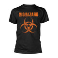 Black - Front - Biohazard Unisex Adult Logo T-Shirt