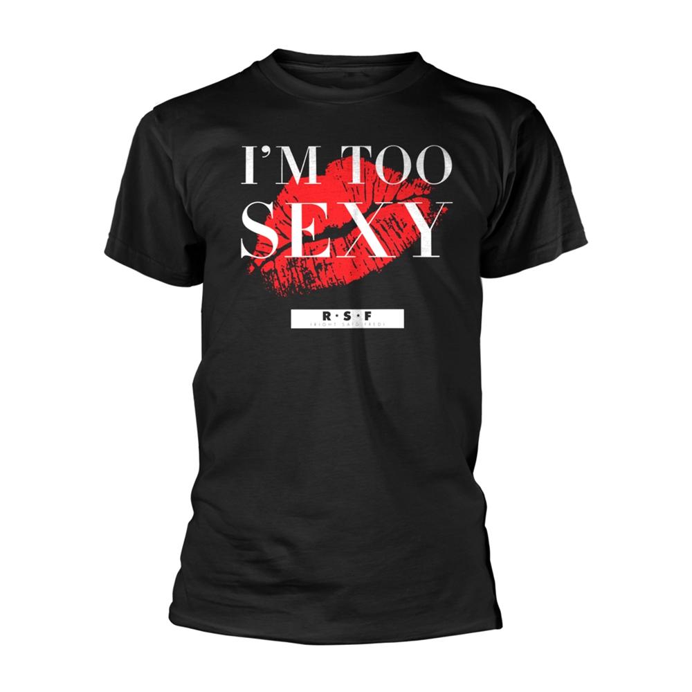 Black - Front - Right Said Fred Unisex Adult I´m Too Sexy T-Shirt