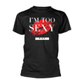 Black - Front - Right Said Fred Unisex Adult I´m Too Sexy T-Shirt