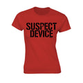 Red - Front - Stiff Little Fingers Womens-Ladies Suspect Device T-Shirt