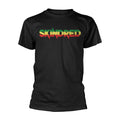 Black - Front - Skindred Unisex Adult Rasta Logo T-Shirt