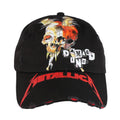 Black-Red-White - Front - Metallica Damage Inc Distressed Cap