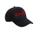 Black-Red - Front - Cro-Mags Logo Baseball Cap