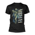 Black - Front - Nirvana Unisex Adult Vertical Logo T-Shirt
