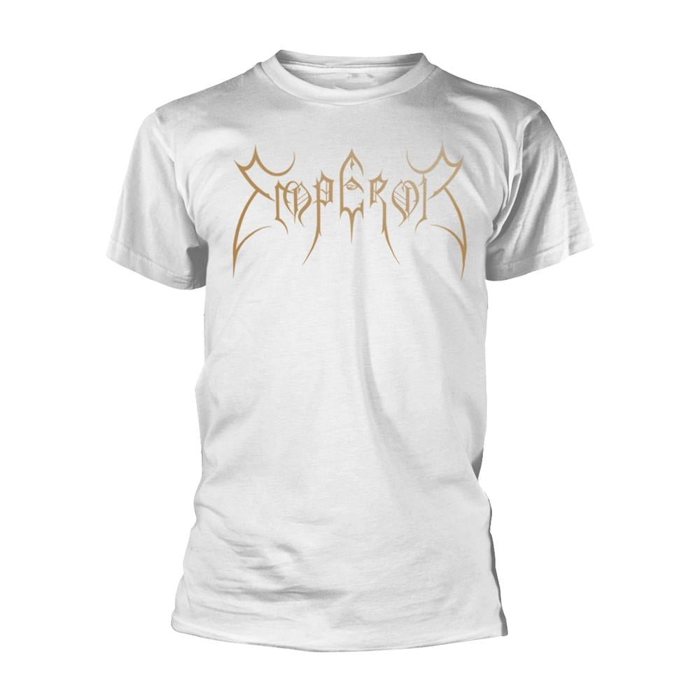 White - Front - Emperor Unisex Adult Logo T-Shirt