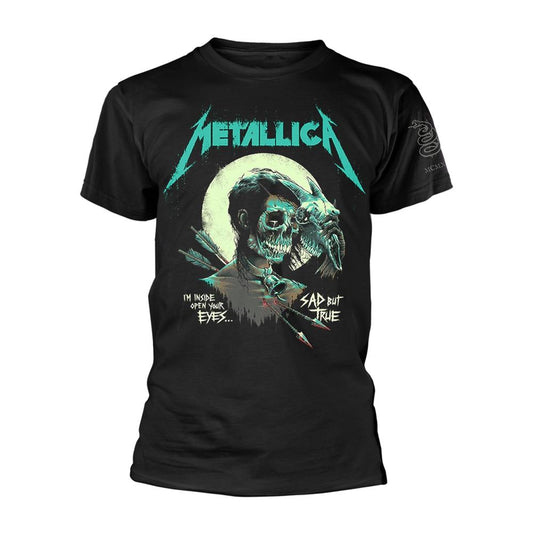 Black - Front - Metallica Unisex Adult Sad But True T-Shirt