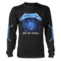 Black - Front - Metallica Unisex Adult Ride The Lightning Long-Sleeved T-Shirt