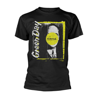 Black - Front - Green Day Unisex Adult Nimrod Portrait Back Print T-Shirt