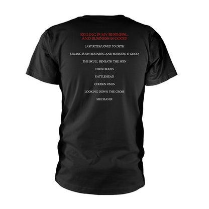 Black - Back - Megadeth Unisex Adult Killing Is My Business Back Print T-Shirt