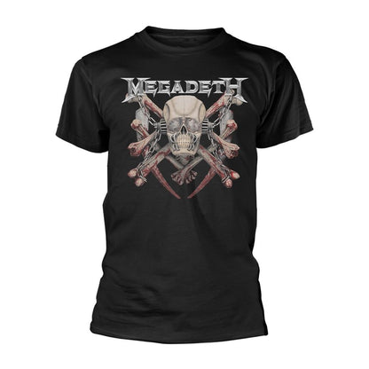 Black - Front - Megadeth Unisex Adult Killing Is My Business Back Print T-Shirt