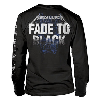 Black - Back - Metallica Unisex Adult Fade To Black Long-Sleeved T-Shirt