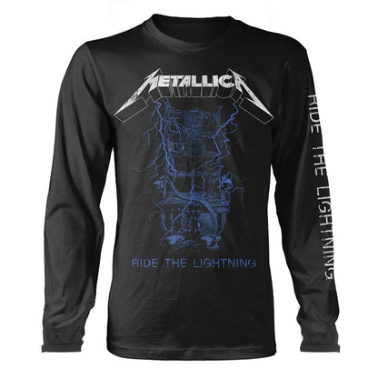 Black - Front - Metallica Unisex Adult Fade To Black Long-Sleeved T-Shirt