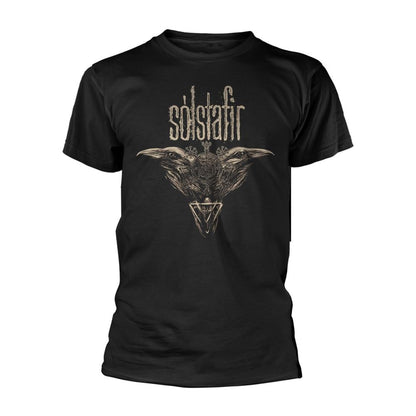 Black - Front - Solstafir Unisex Adult Raven Raven T-Shirt