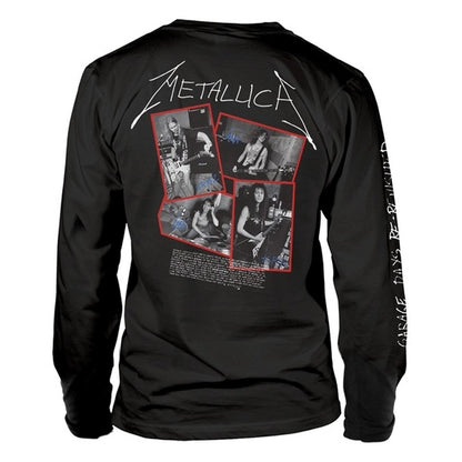 Black - Back - Metallica Unisex Adult Cover Long-Sleeved T-Shirt