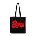 Black-Red - Front - David Bowie Logo Tote Bag
