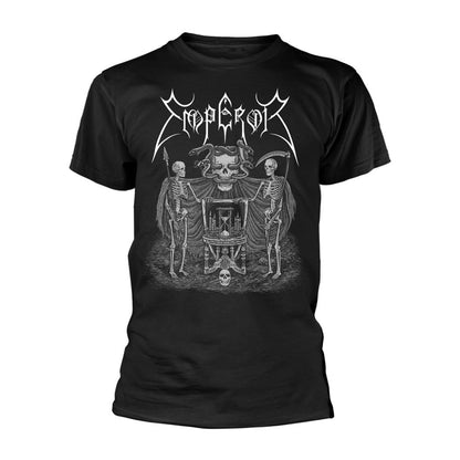 Black - Front - Emperor Unisex Adult Back Print T-Shirt