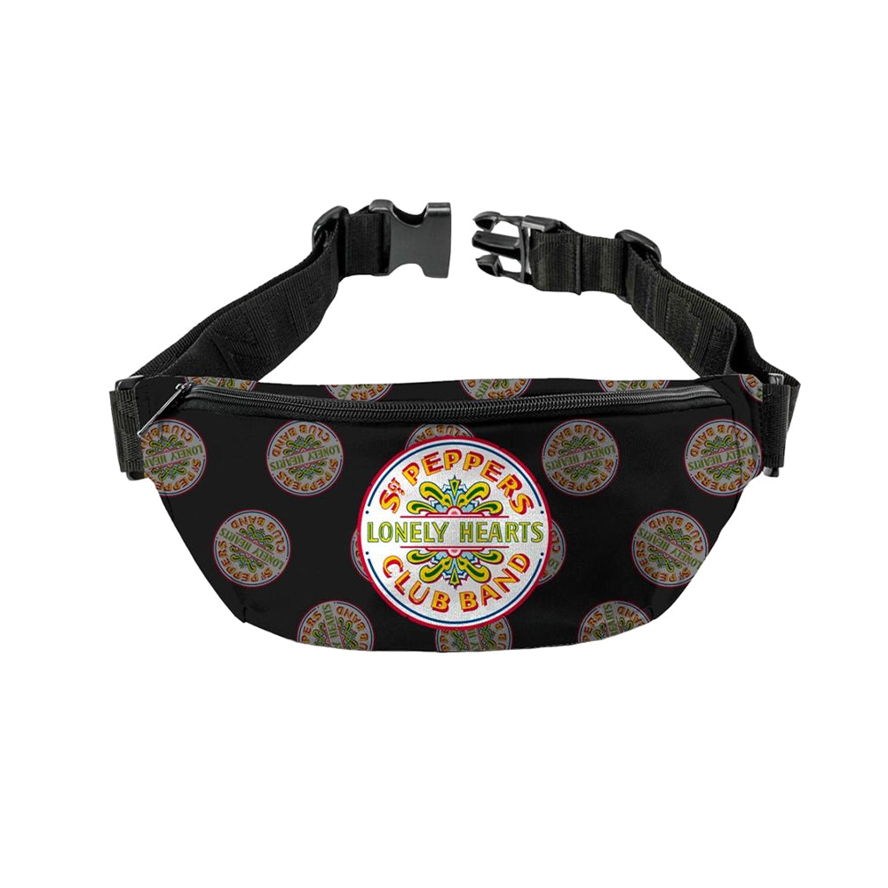 Black - Front - The Beatles Sgt Peppers Bum Bag
