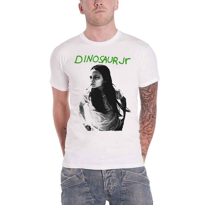 White - Side - Dinosaur Jr Unisex Adult Green Mind T-Shirt