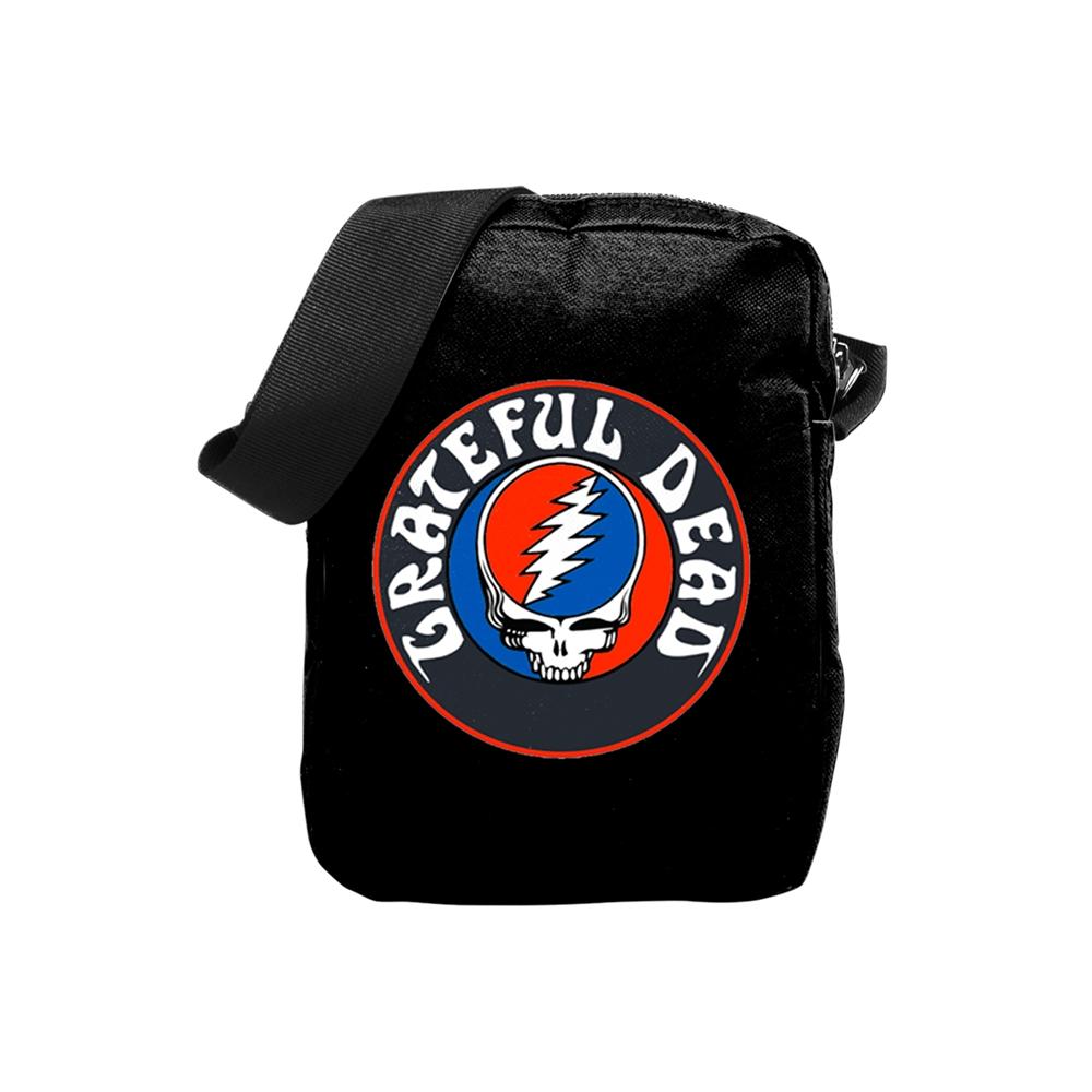 Black - Front - Grateful Dead Logo Crossbody Bag