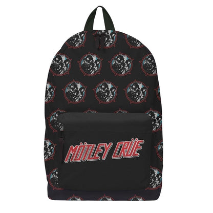 Black - Front - Motley Crue Heavy Metal Power Backpack