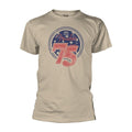 Natural - Front - Fender Unisex Adult Star Spangled T-Shirt