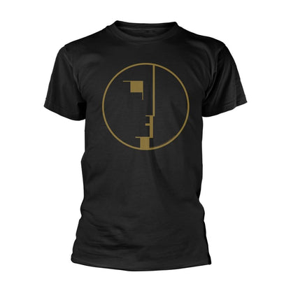 Black-Gold - Front - Bauhaus Unisex Adult Logo T-Shirt