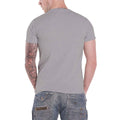 Grey - Back - Oasis Unisex Adult Lines T-Shirt