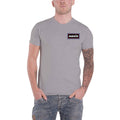 Grey - Side - Oasis Unisex Adult Lines T-Shirt