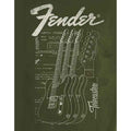 Green - Lifestyle - Fender Unisex Adult Telecaster T-Shirt