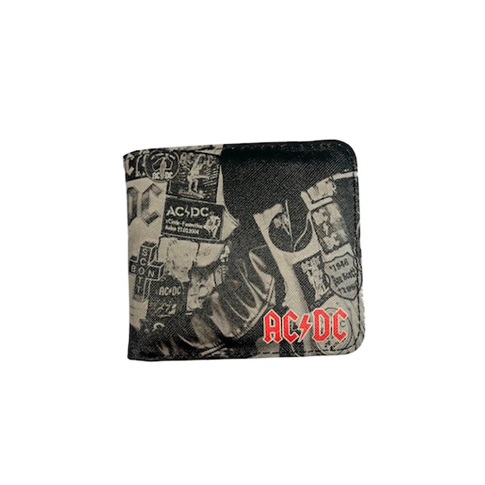 Black - Front - AC-DC Patches Logo Wallet