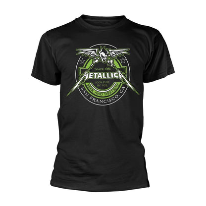 Black - Front - Metallica Unisex Adult Fuel T-Shirt