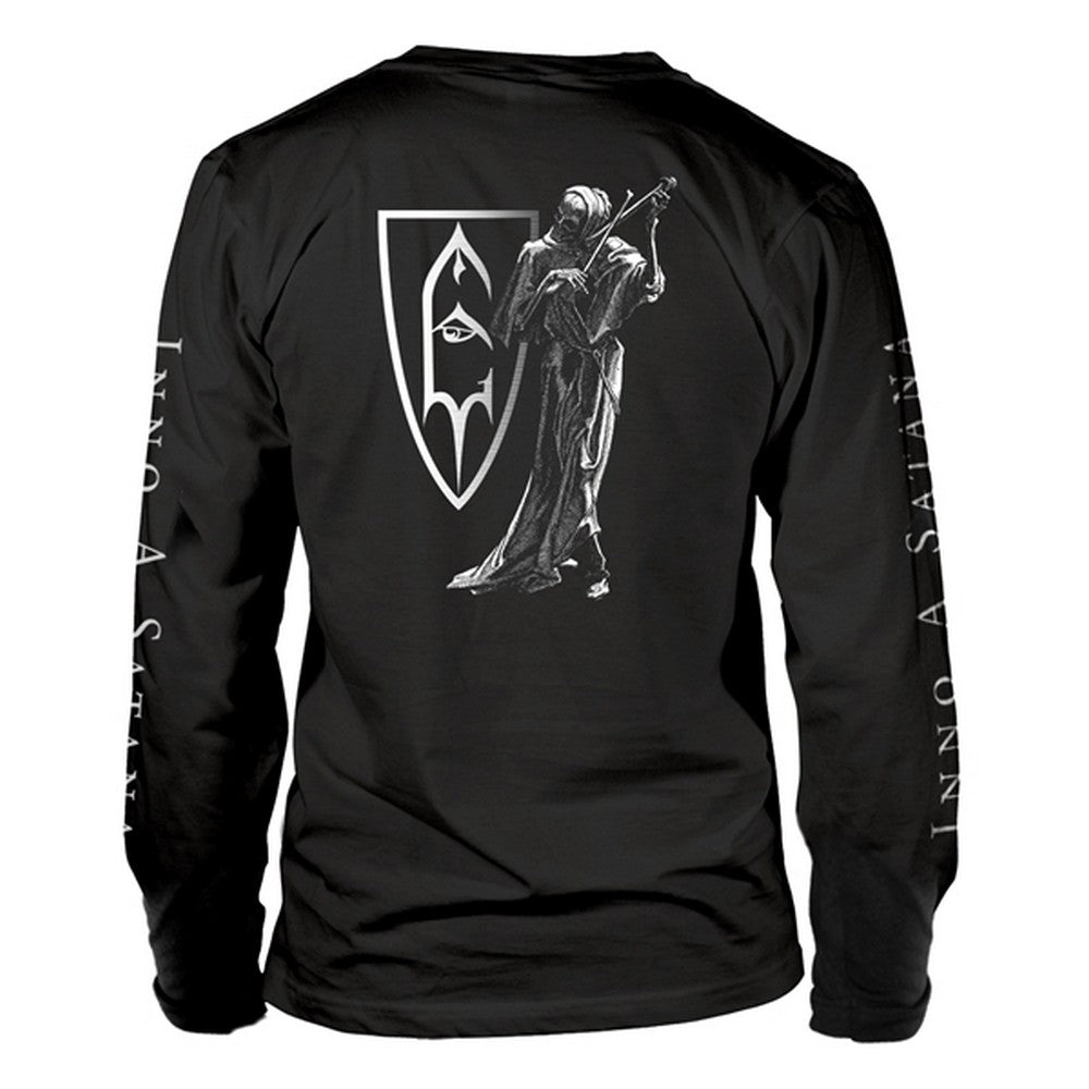 Black - Back - Emperor Unisex Adult Inno A Satana Long-Sleeved T-Shirt