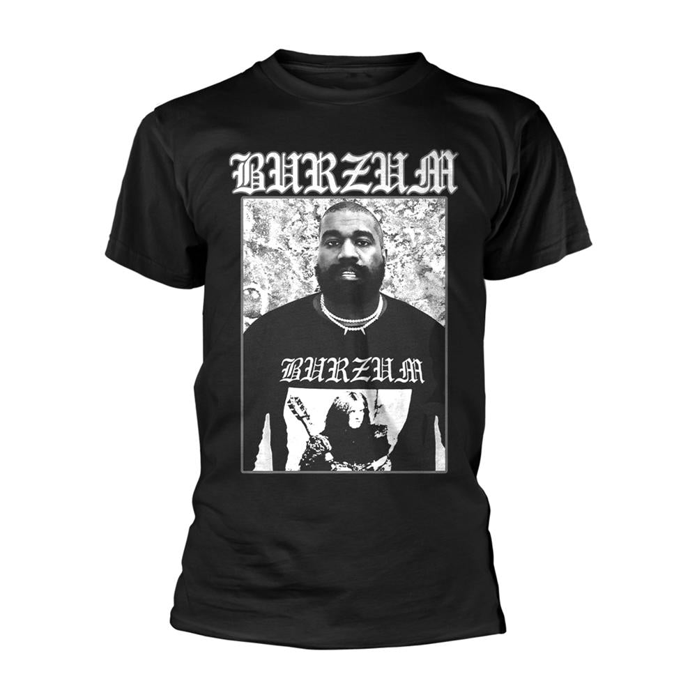 Black - Front - Burzum Unisex Adult Logo T-Shirt