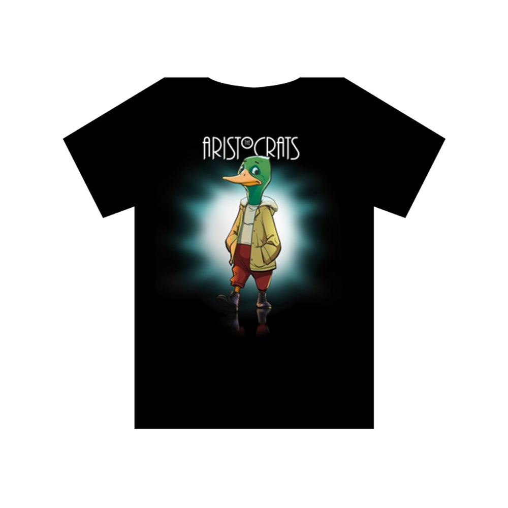 Black - Front - The Aristocrats Unisex Adult Duck T-Shirt