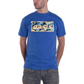 Blue - Side - Oasis Unisex Adult Camo Logo T-Shirt