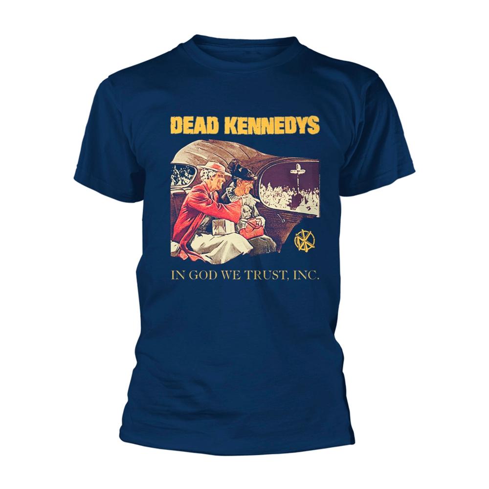 Blue - Front - Dead Kennedys Unisex Adult In God We Trust T-Shirt