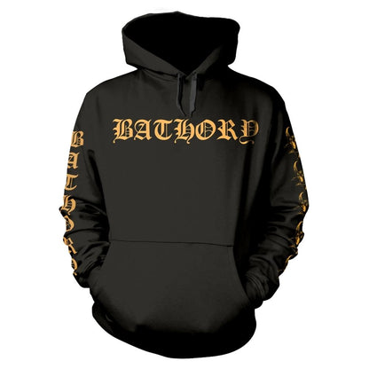 Black - Front - Bathory Unisex Adult The Return Hoodie