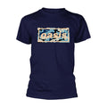 Navy - Front - Oasis Unisex Adult Camo Logo T-Shirt