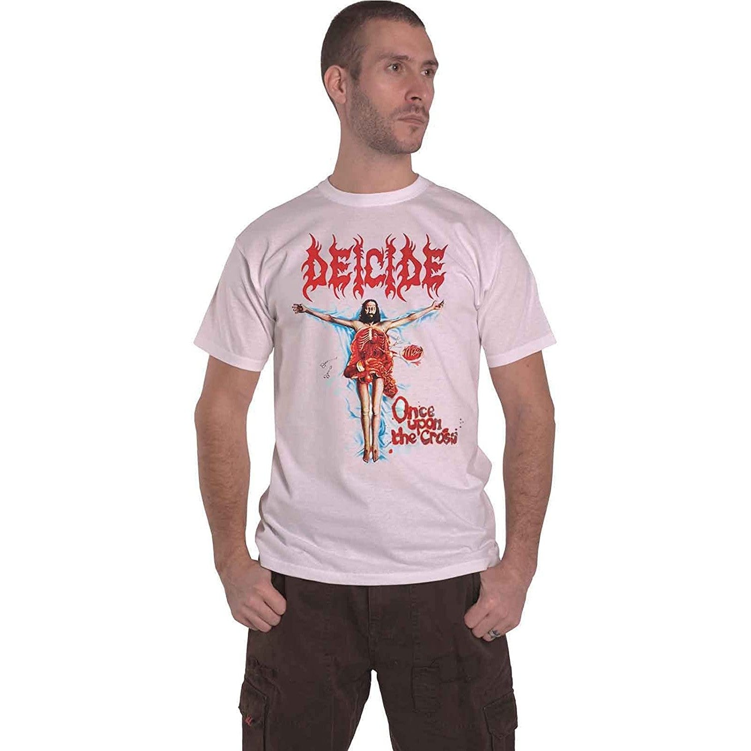 Deicide Unisex Adult Once Upon The Cross T-Shirt – Universal Textiles