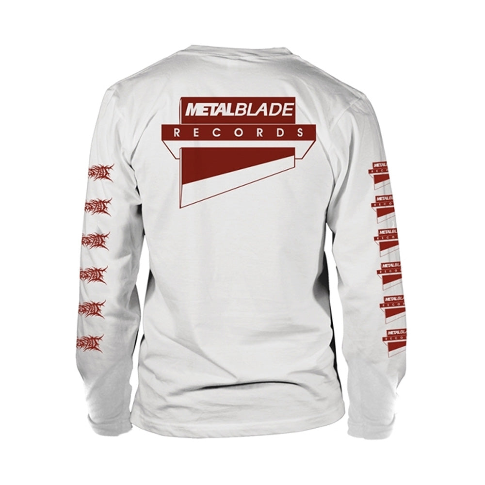 White - Back - Ingested Unisex Adult The Tide Of Death And Fractured Dreams Long-Sleeved T-Shirt