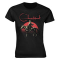 Black - Front - Clutch Womens-Ladies Horse Rider T-Shirt
