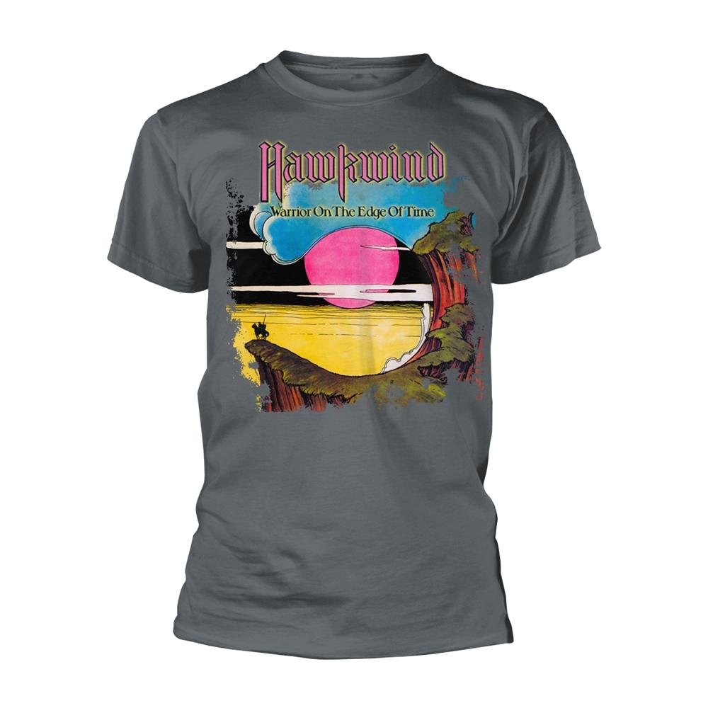 Charcoal Grey - Front - Hawkwind Unisex Adult Warrior On The Edge Of Time T-Shirt