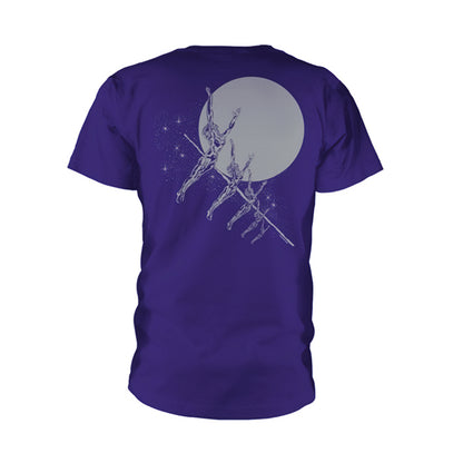 Purple-Silver - Back - Hawkwind Unisex Adult Doremi T-Shirt