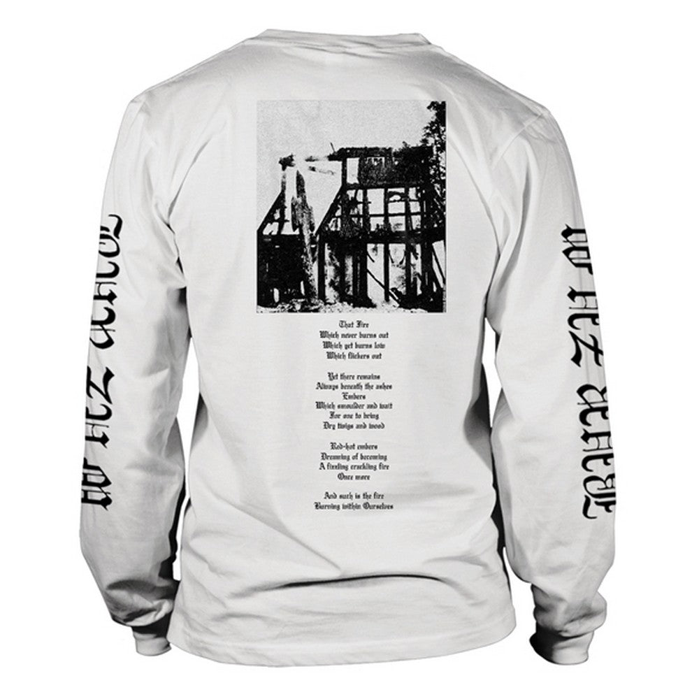 White - Back - Burzum Unisex Adult Aske Long-Sleeved T-Shirt